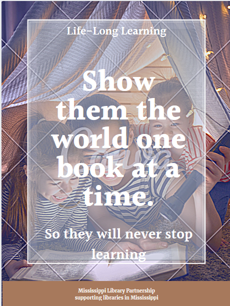 Life-Long Learning
Show them the world one book at a time so they will never stop learning